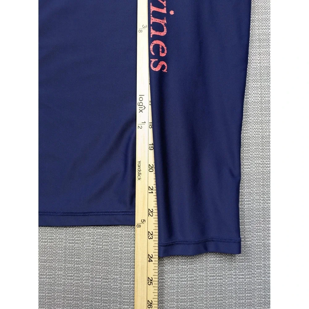 Vineyard Vines Rash Guard Kids 16 Blue Long Sleeve Swim Shirt Whale Logo